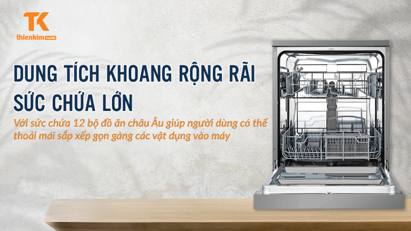 Máy Rửa Chén Hafele HDW-F60G 535.29.590 dung tích chưa lớn